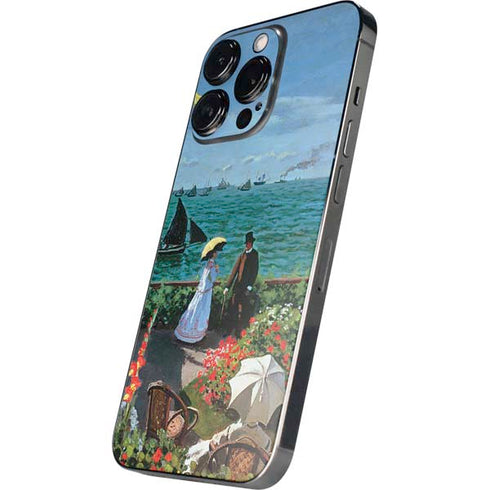 Claude Monet The Terrace at Sainte-Adresse iPhone 14 Pro Skin